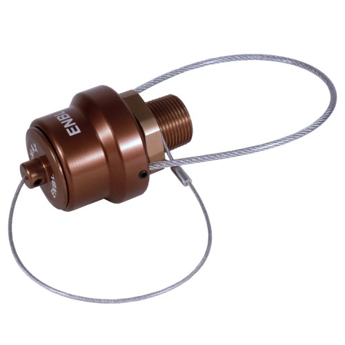 Nozzle ,Ball Lock with Plug, 3/4” Engine #6 (COPPER)