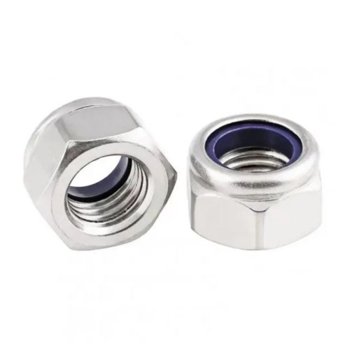 Nut, Nyloc, M5, Stainless Steel, Each