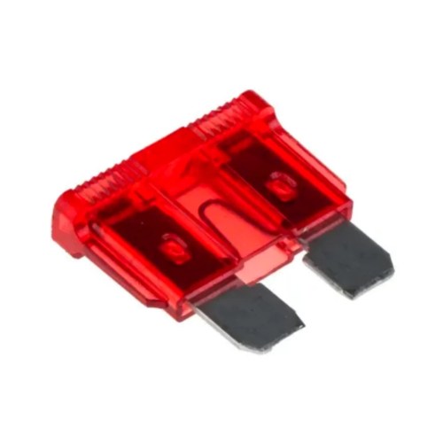 Fuse, Automotive, 10A, Red, 7.2mm, 5 per pack