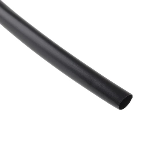 Heatshrink, Black, 4.8/2.4mm, 1mtr Pack