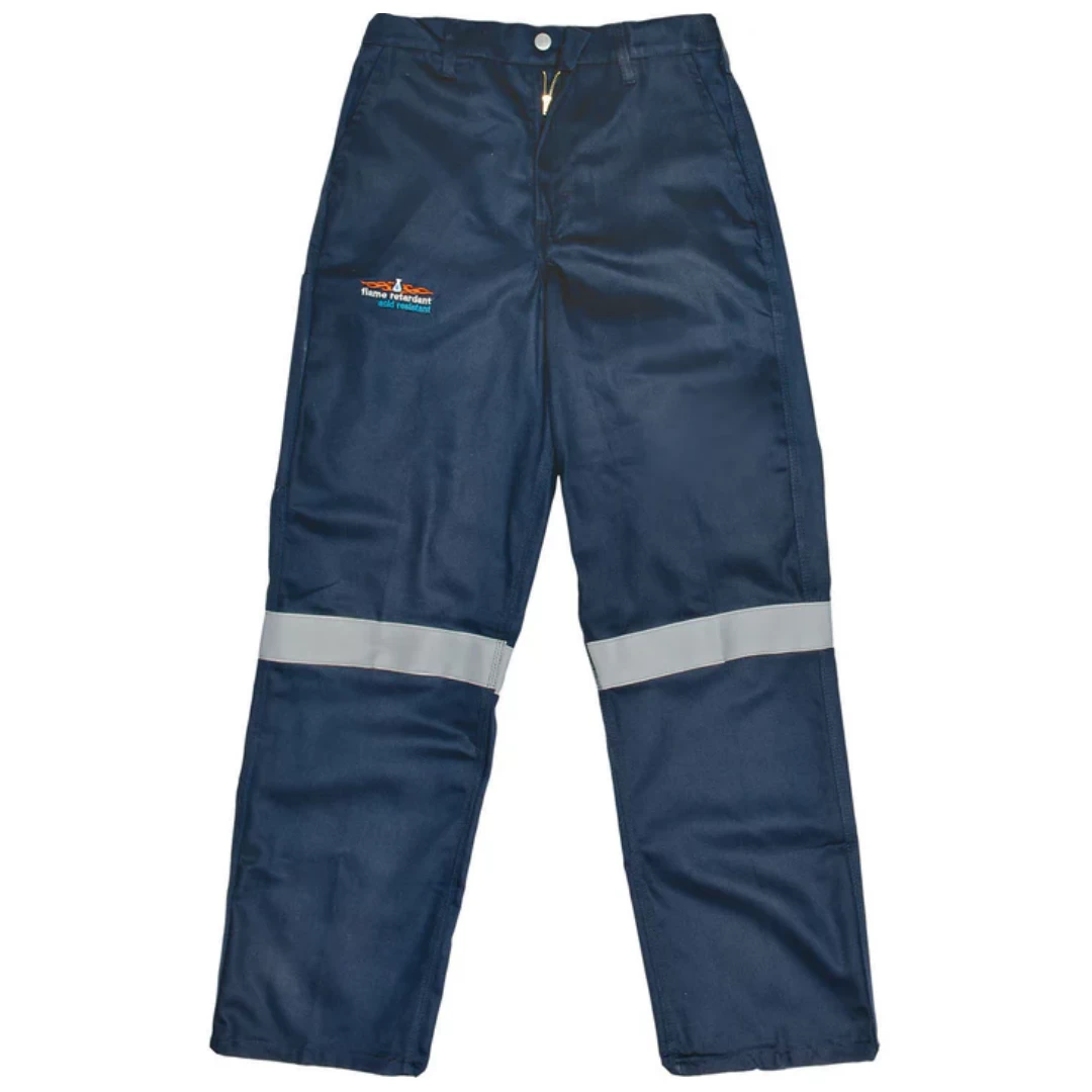 Acid/Flame Navy Trousers 38